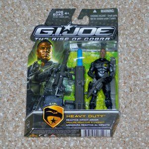 Hasbro G.I. Joe: Rise of Cobra 3 3/4" Reactive Impact Armor Heavy Duty MOC New
